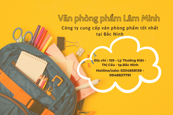 Văn phòng phẩm Lâm Minh địa chỉ cung cấp văn phòng phẩm tại Bắc Ninh.